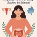 gut health and fertility illustration with a healthy digestive system