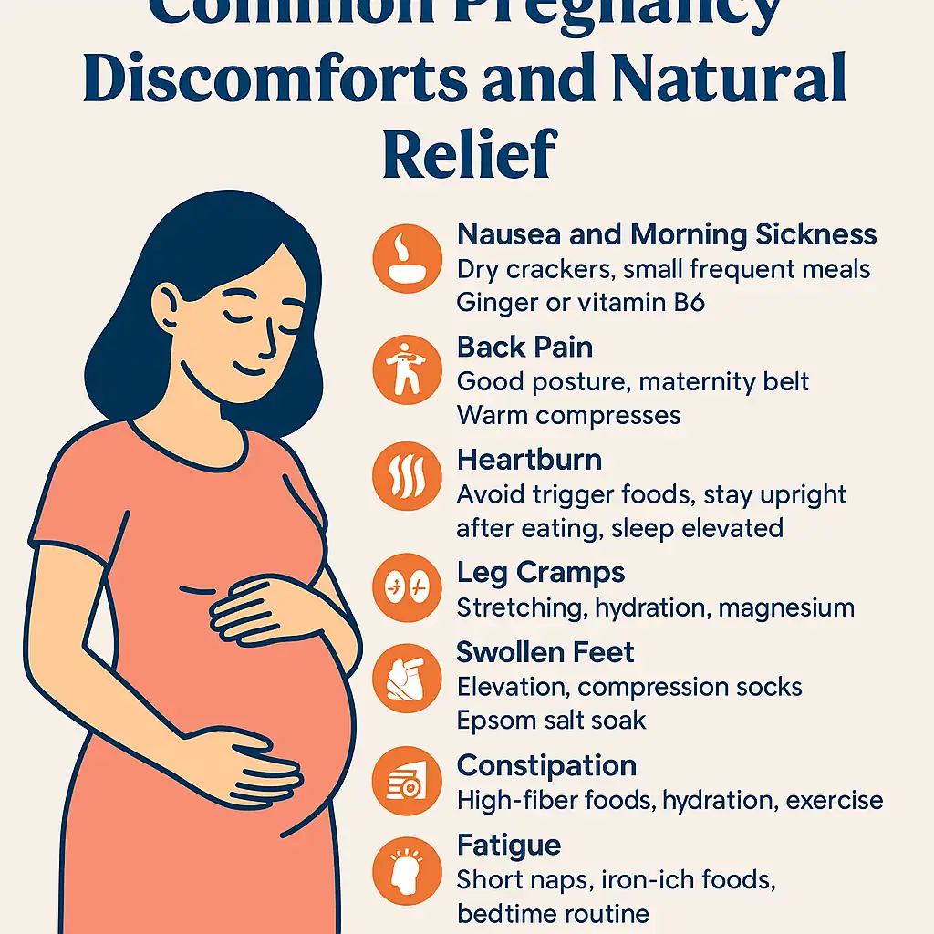 pregnancy discomfort relief with natural solutions