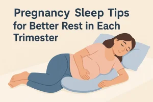 pregnancy sleep tips for better rest in each trimester