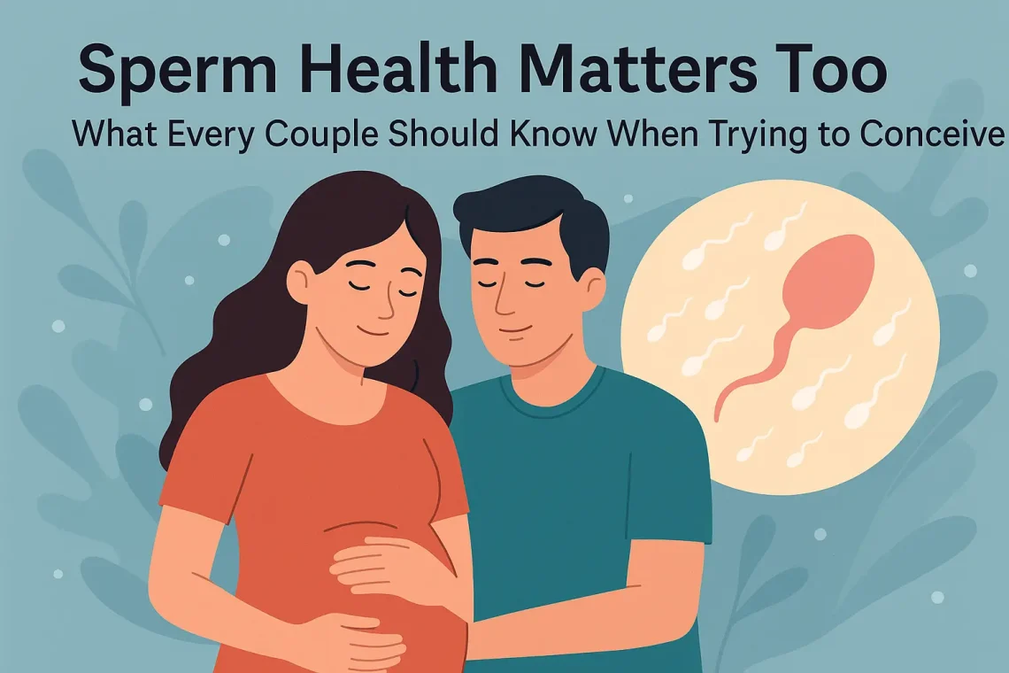 sperm health illustration for couples trying to conceive