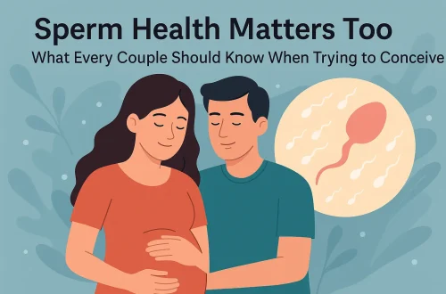 sperm health illustration for couples trying to conceive